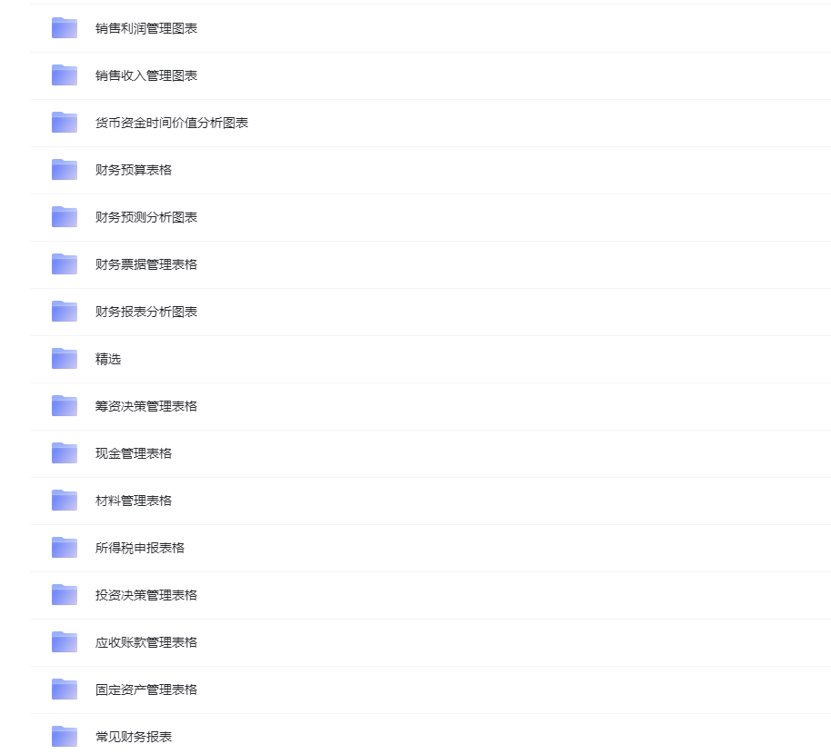 图片[1]-财务表格: 精选200套