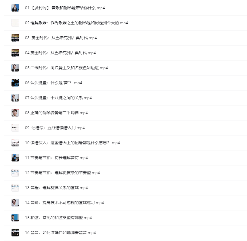 图片[1]-郎朗钢琴课：入门到进阶指南
