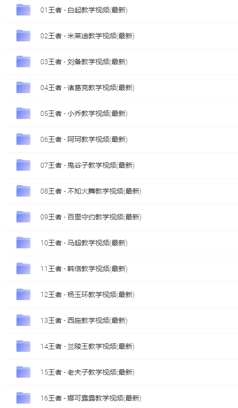 图片[1]-王者荣耀: 小学鸡教你玩23个热门英雄