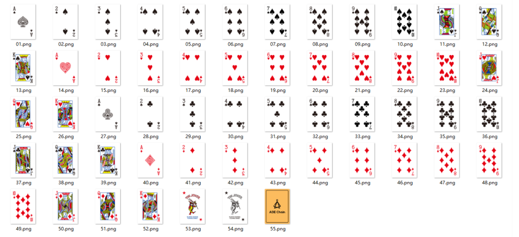 图片[1]-游戏开发整套扑克牌-55张（含背面）高清150_200 高清png图片